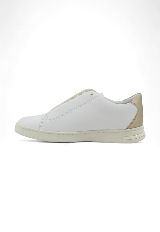 GEOX Jaysen Sneaker Donna White Gold D451BA08554C1327 - Sandrini Calzature e Abbigliamento