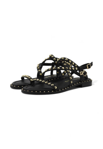 GUESS Sandalo Borchie Donna Black FLGYAMELE03 - Sandrini Calzature e Abbigliamento