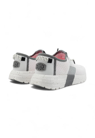 HEY DUDE Sirocco Sneaker Donna White 40761-100 - Sandrini Calzature e Abbigliamento