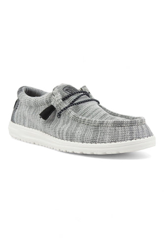 HEY DUDE Wally Stretch Sneaker Vela Uomo Yin Yang Grigio 40025-1JG - Sandrini Calzature e Abbigliamento