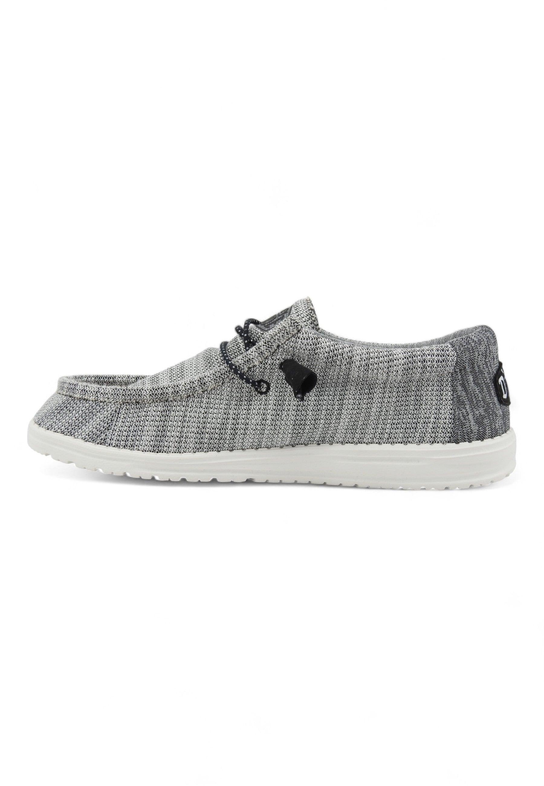 HEY DUDE Wally Stretch Sneaker Vela Uomo Yin Yang Grigio 40025-1JG - Sandrini Calzature e Abbigliamento