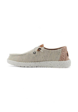 HEY DUDE Wendy Sneaker Vela Donna White 40753-100 - Sandrini Calzature e Abbigliamento