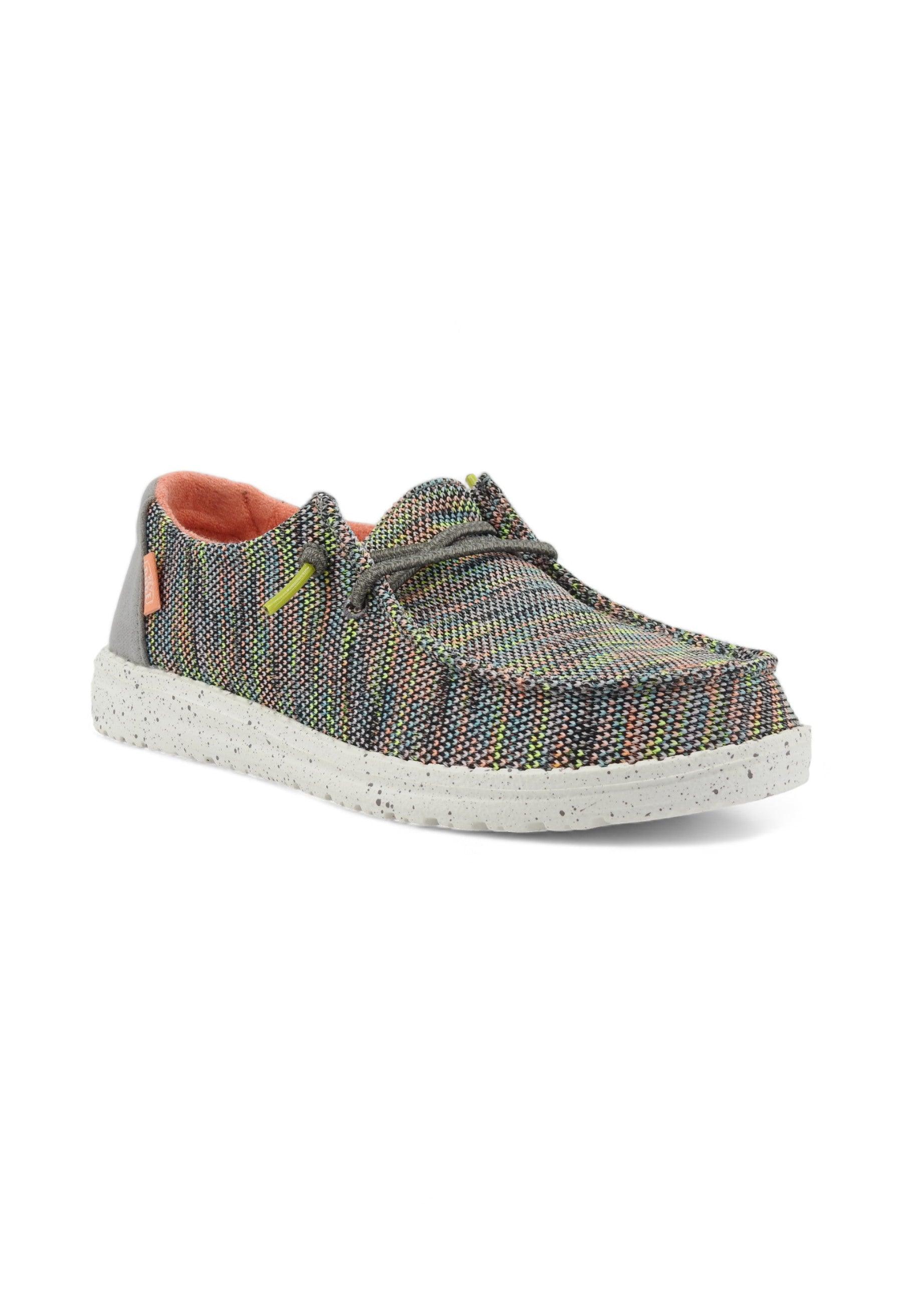 HEY DUDE Wendy Sox Sneaker Vela Donna Peacock Pink Fantasia 40078-9C2 - Sandrini Calzature e Abbigliamento