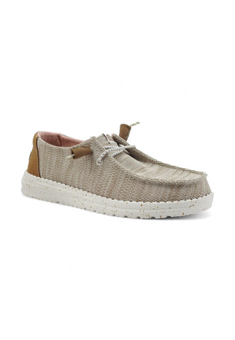 HEY DUDE Wendy Sport Sneaker Vela Walnut Beige 40414-267 - Sandrini Calzature e Abbigliamento