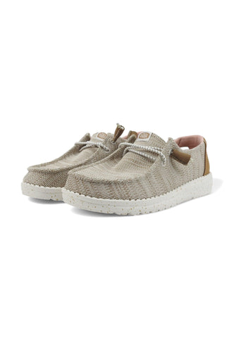 HEY DUDE Wendy Sport Sneaker Vela Walnut Beige 40414-267 - Sandrini Calzature e Abbigliamento