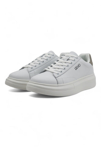 LIU JO Big 01 Sneaker Uomo White Taupe 7B4027-PX474 - Sandrini Calzature e Abbigliamento