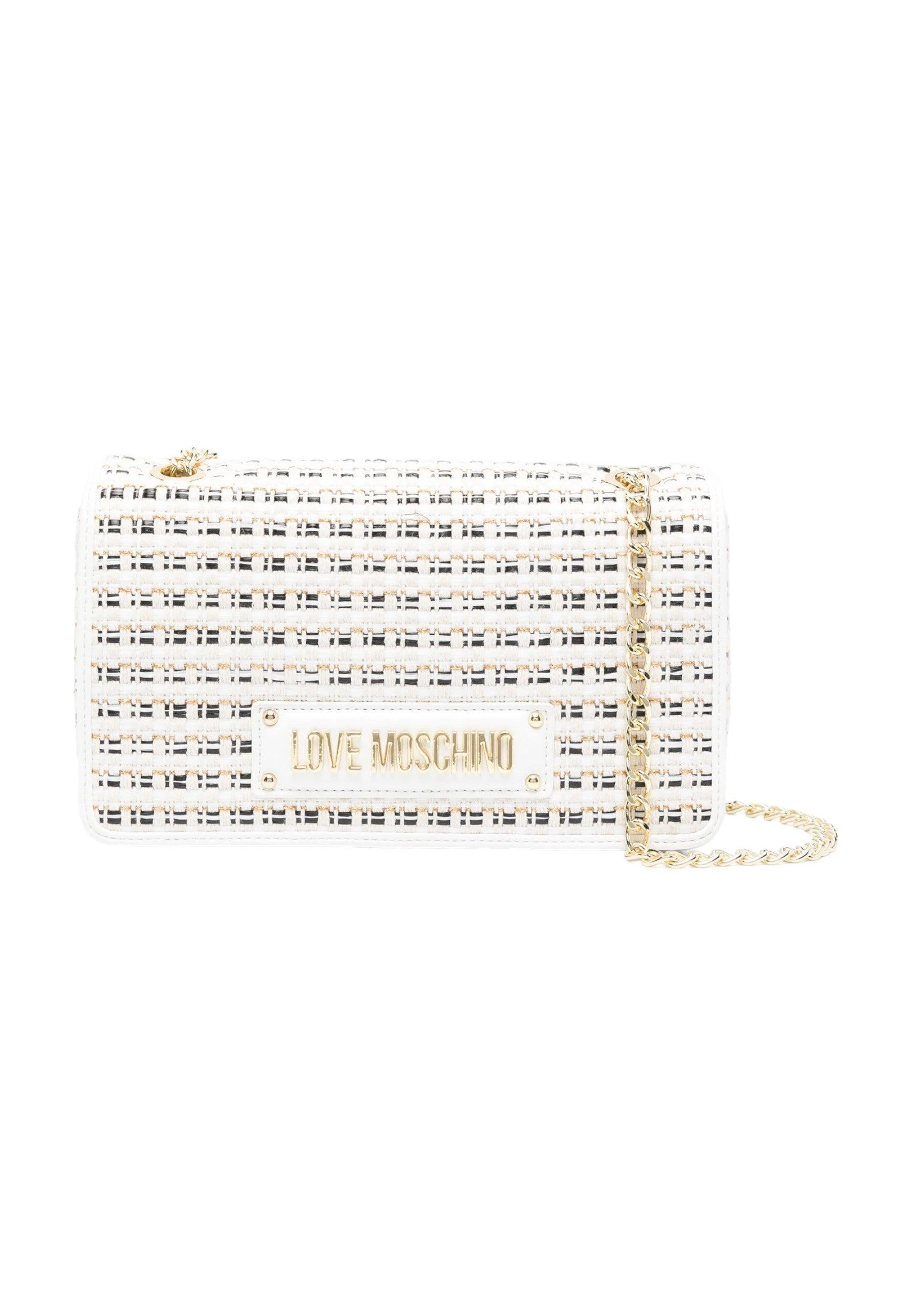LOVE MOSCHINO Borsa Hand Bag Donna Multicolor Bianco JC4242PP0IKC110A - Sandrini Calzature e Abbigliamento