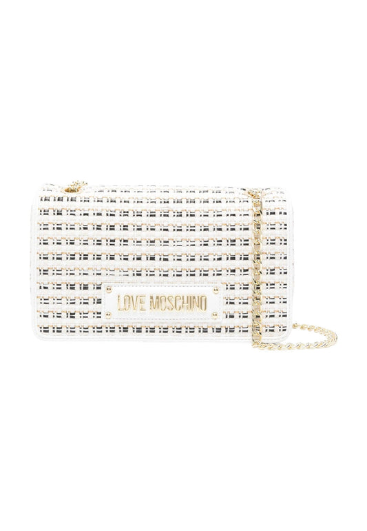 LOVE MOSCHINO Borsa Hand Bag Donna Multicolor Bianco JC4242PP0IKC110A - Sandrini Calzature e Abbigliamento