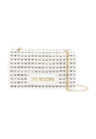 LOVE MOSCHINO Borsa Hand Bag Donna Multicolor Bianco JC4242PP0IKC110A - Sandrini Calzature e Abbigliamento