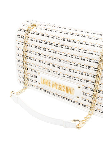 LOVE MOSCHINO Borsa Hand Bag Donna Multicolor Bianco JC4242PP0IKC110A - Sandrini Calzature e Abbigliamento