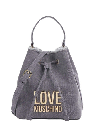 LOVE MOSCHINO Borsa Tracolla Bucket Donna Azzurro Blu JC4318PP0IKQ0765 - Sandrini Calzature e Abbigliamento