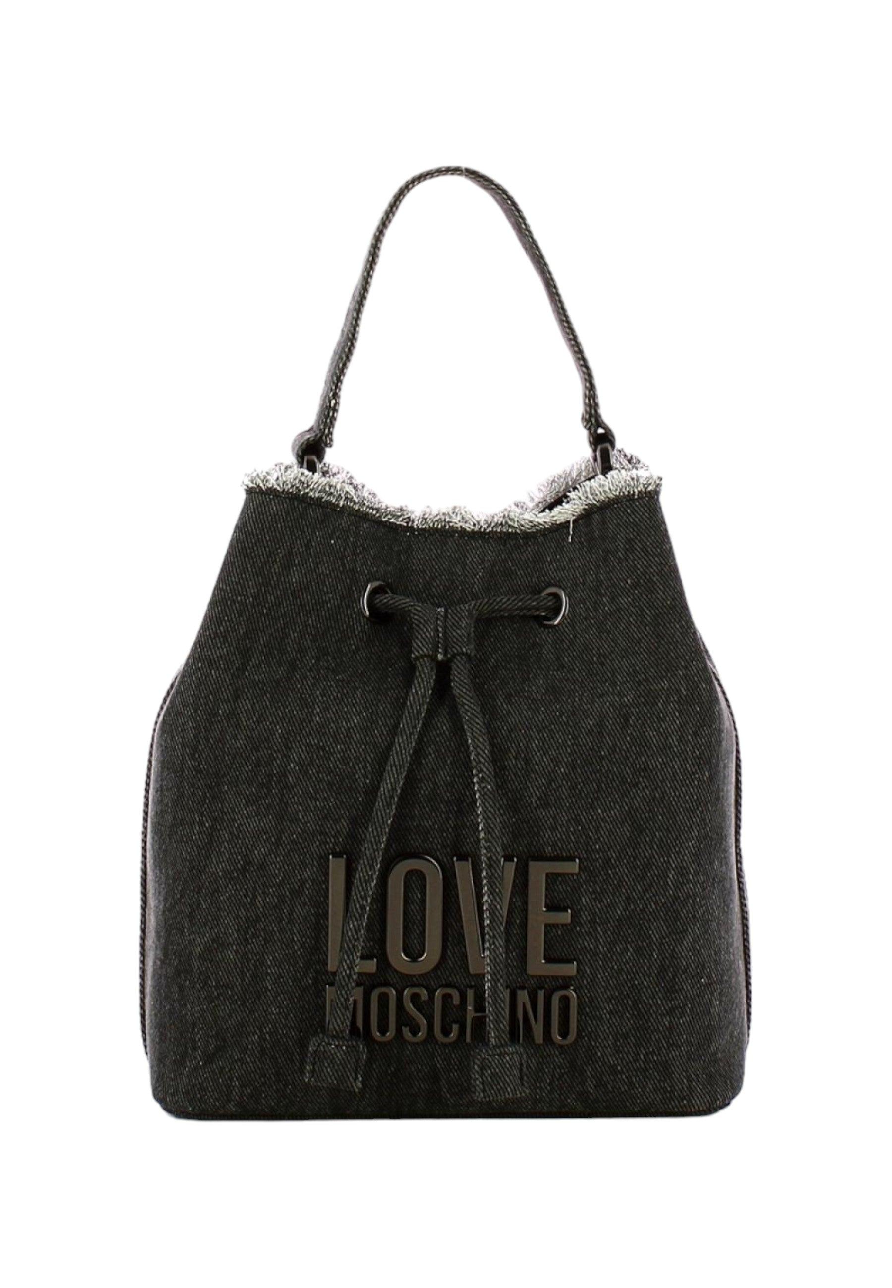 LOVE MOSCHINO Borsa Tracolla Bucket Donna Nero JC4318PP0IKQ0000 - Sandrini Calzature e Abbigliamento