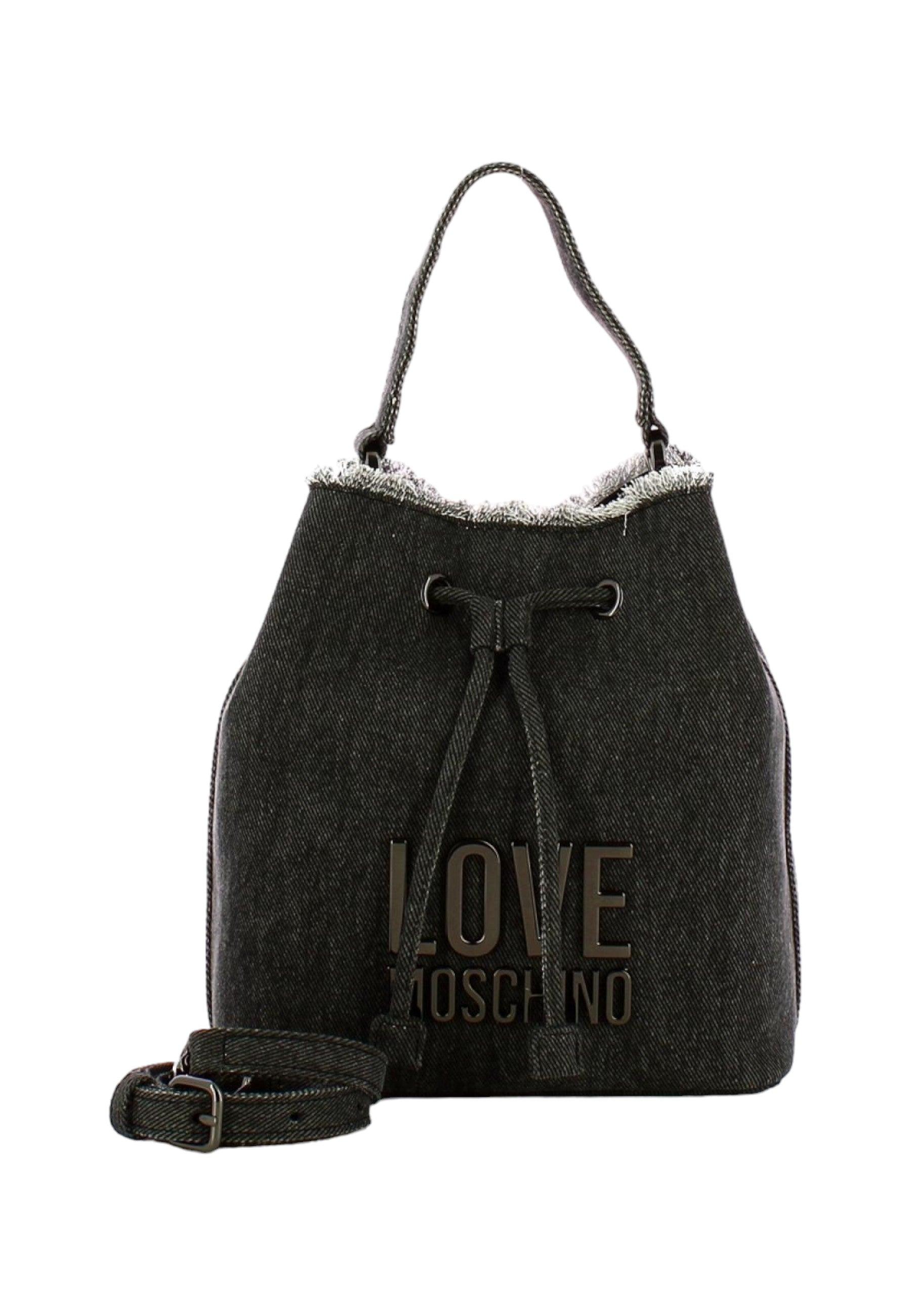 LOVE MOSCHINO Borsa Tracolla Bucket Donna Nero JC4318PP0IKQ0000 - Sandrini Calzature e Abbigliamento