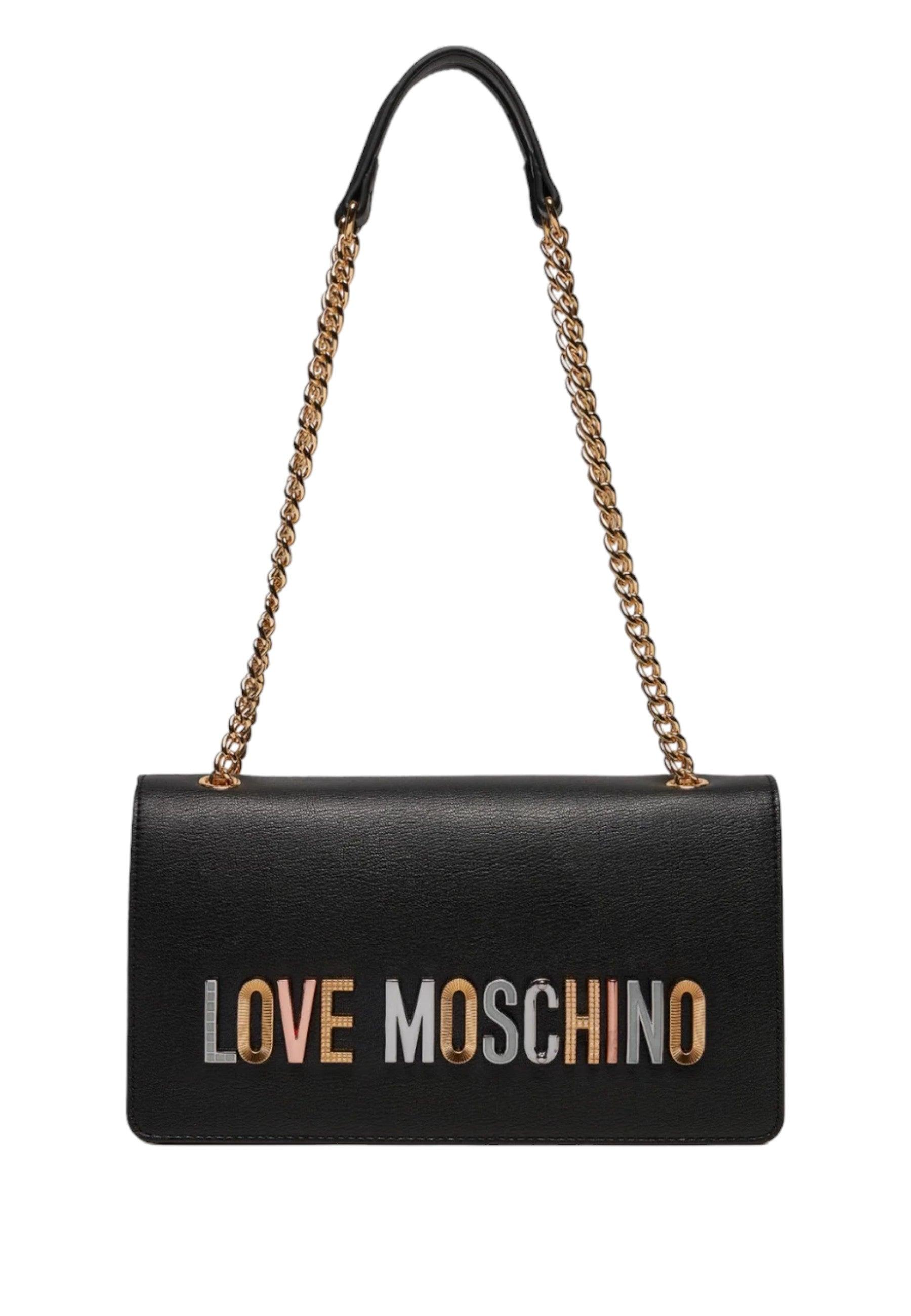 LOVE MOSCHINO Borsa Tracolla Donna Nero JC4302PP0IKN0000 - Sandrini Calzature e Abbigliamento