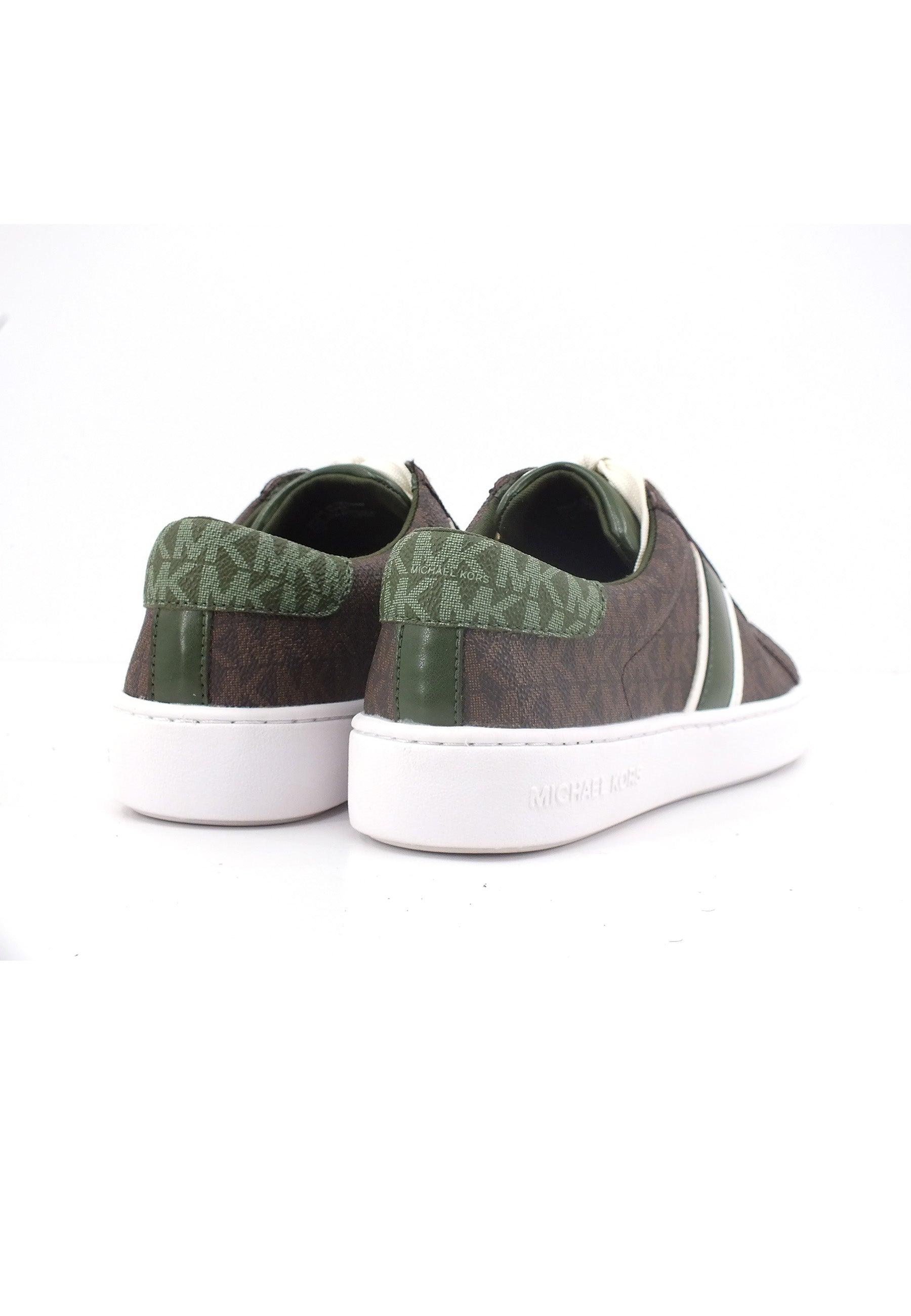 MICHAEL KORS Irving Stripe Sneaker Donna Amazon Green 43F3IRFS1B - Sandrini Calzature e Abbigliamento