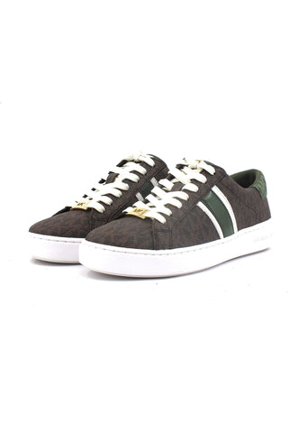 MICHAEL KORS Irving Stripe Sneaker Donna Amazon Green 43F3IRFS1B - Sandrini Calzature e Abbigliamento