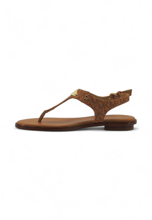 MICHAEL KORS Plate Thong Sandalo Donna Pale Peanut 40R5MKFA1B - Sandrini Calzature e Abbigliamento