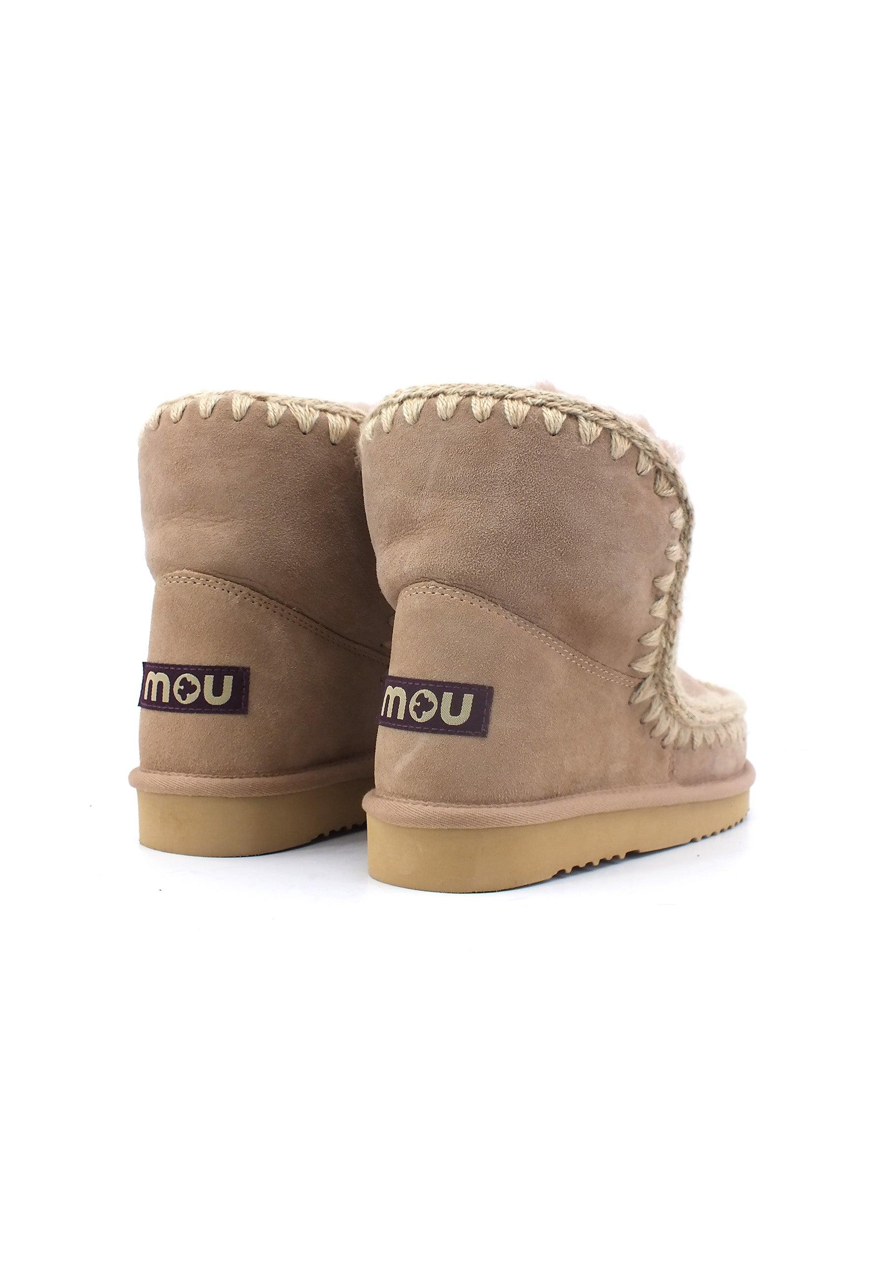 MOU Eskimo Stivaletto Pelo Donna Camel MU.FW101001A - Sandrini Calzature e Abbigliamento