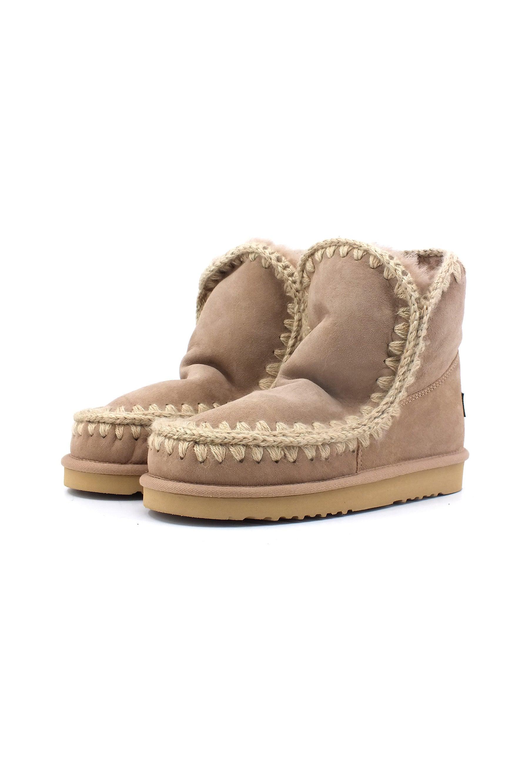 MOU Eskimo Stivaletto Pelo Donna Camel MU.FW101001A - Sandrini Calzature e Abbigliamento