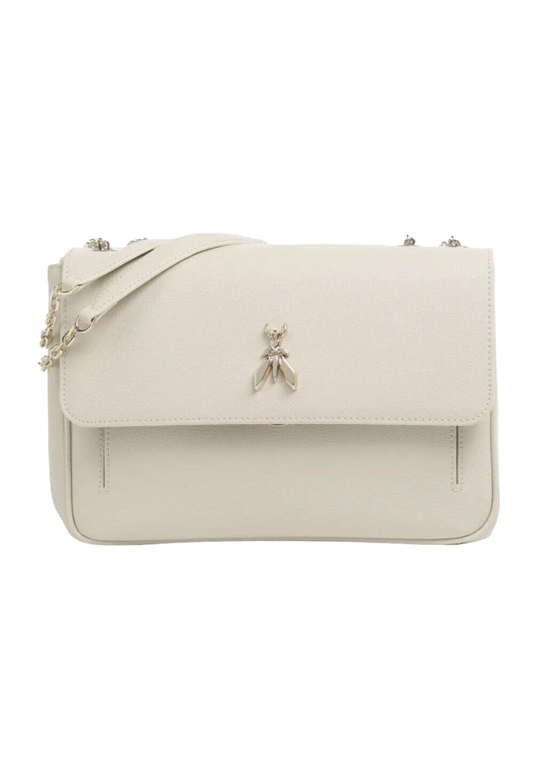 PATRIZIA PEPE Borsa Tracolla Donna Off White 8B100-L001 - Sandrini Calzature e Abbigliamento