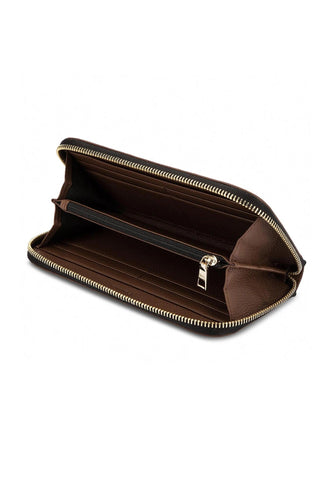 POLLINI Portafoglio Donna Nero Marrone TE9001PP02Q1100D - Sandrini Calzature e Abbigliamento