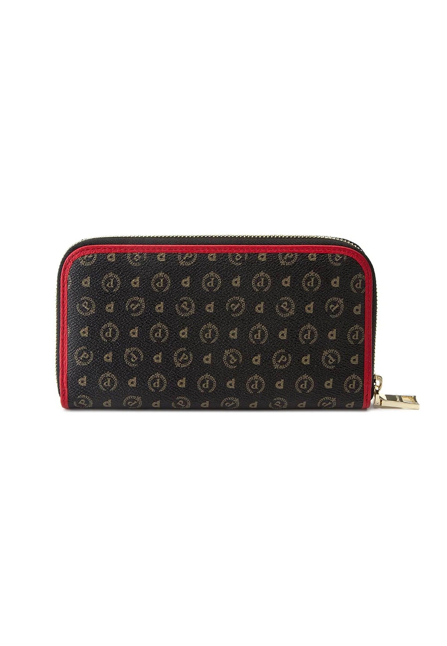 POLLINI Portafoglio Donna Nero Rosso TE9001PP02Q1100B - Sandrini Calzature e Abbigliamento