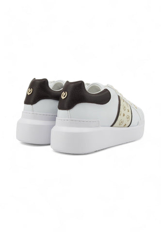 POLLINI Sneaker Donna Marrone Bianco TA15034G07Q1A10D - Sandrini Calzature e Abbigliamento