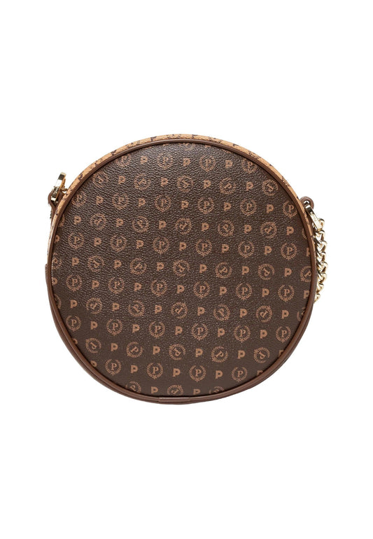POLLINI Tracolla Crossbody Tonda Marrone Crema TE8455PP0BQ53300A - Sandrini Calzature e Abbigliamento