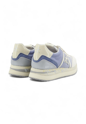 PREMIATA Sneaker Donna Blue Beige CONNY-6672 - Sandrini Calzature e Abbigliamento