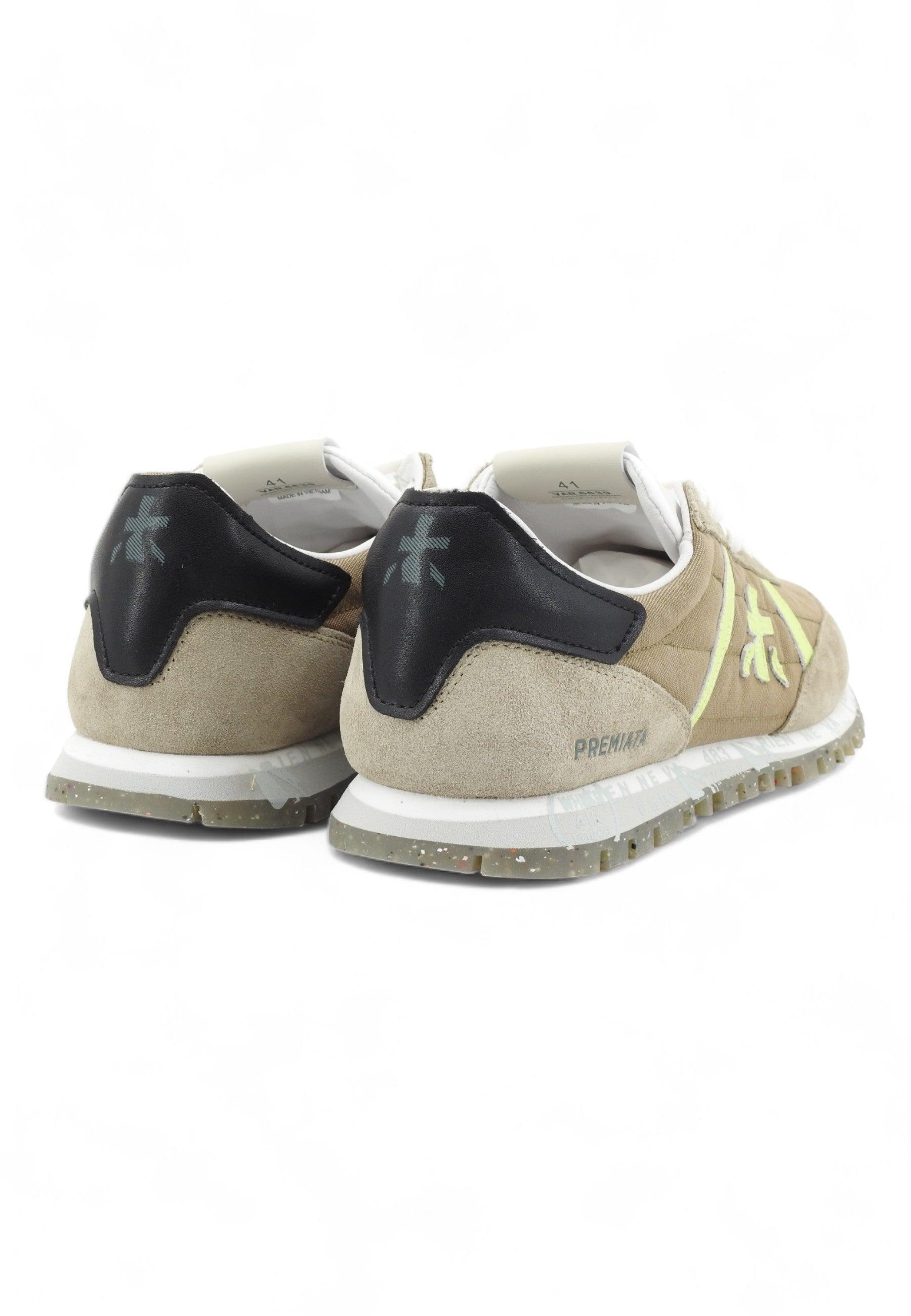 PREMIATA Sneaker Uomo Marrone Verde Grigio SEAN-6639 - Sandrini Calzature e Abbigliamento