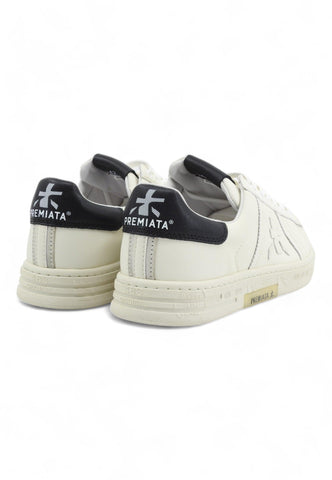 PREMIATA Sneaker Uomo White Black RUSSELL-6066 - Sandrini Calzature e Abbigliamento