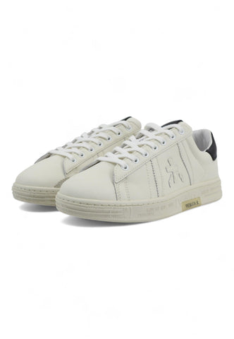 PREMIATA Sneaker Uomo White Black RUSSELL-6066 - Sandrini Calzature e Abbigliamento