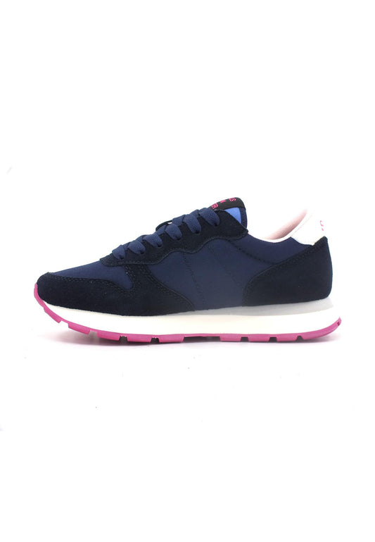 SUN68 Ally Solid Sneaker Donna Navy Blue Z43201 - Sandrini Calzature e Abbigliamento