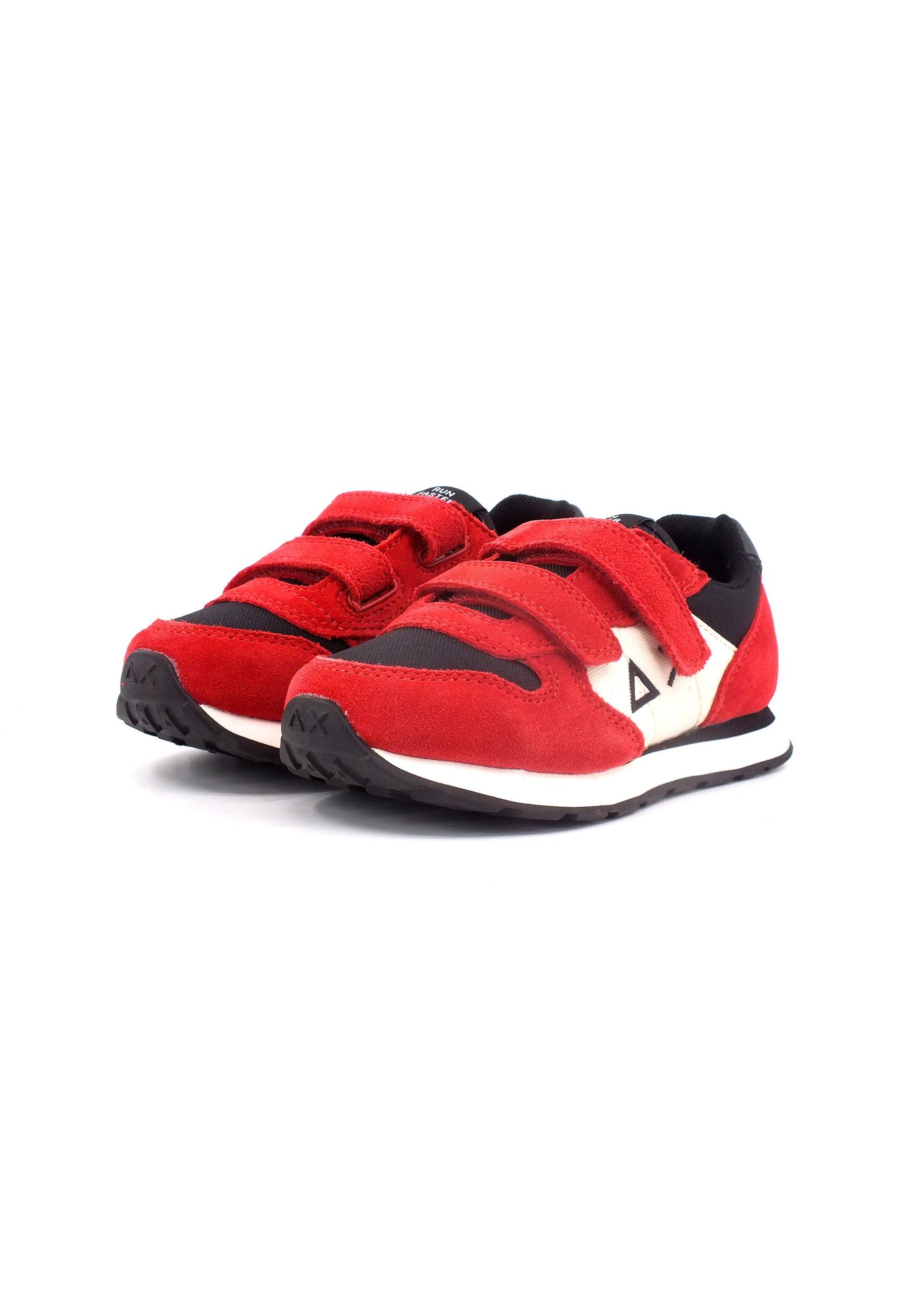 SUN68 Boy's Tom Color Sneaker Bimbo Rosso Z43307B - Sandrini Calzature e Abbigliamento