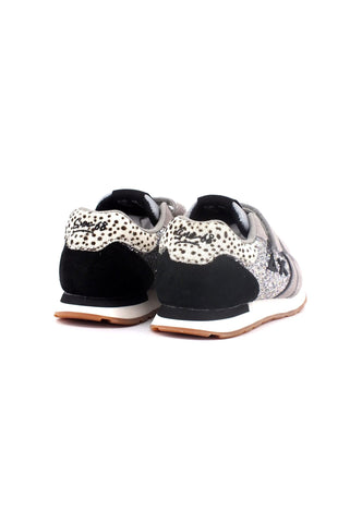 SUN68 Girl's Kelly Big Glitter Sneaker Bimbo Argento Z43417B - Sandrini Calzature e Abbigliamento