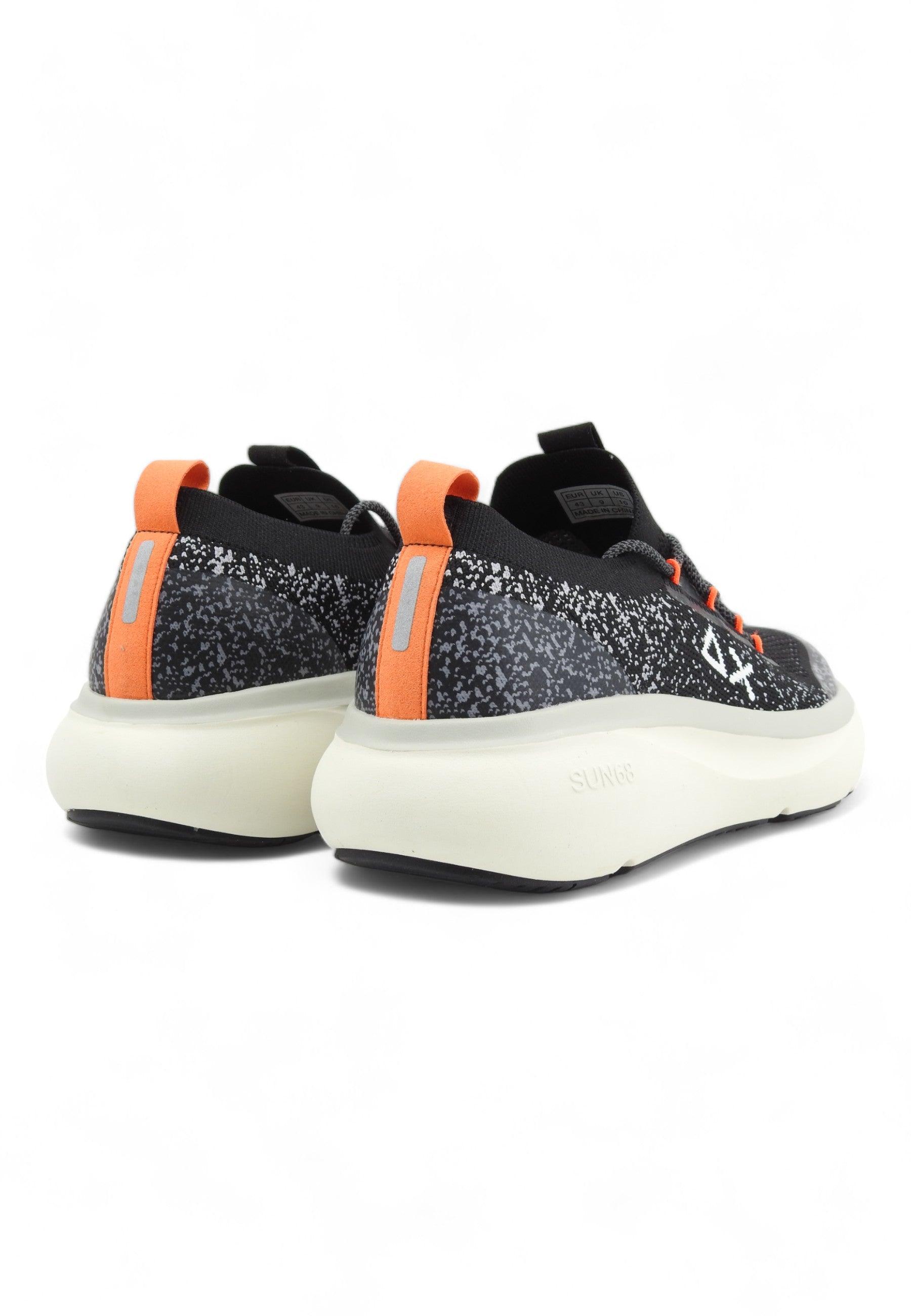 SUN68 Jupiter Knit Sneaker Uomo Nero Z34127 - Sandrini Calzature e Abbigliamento
