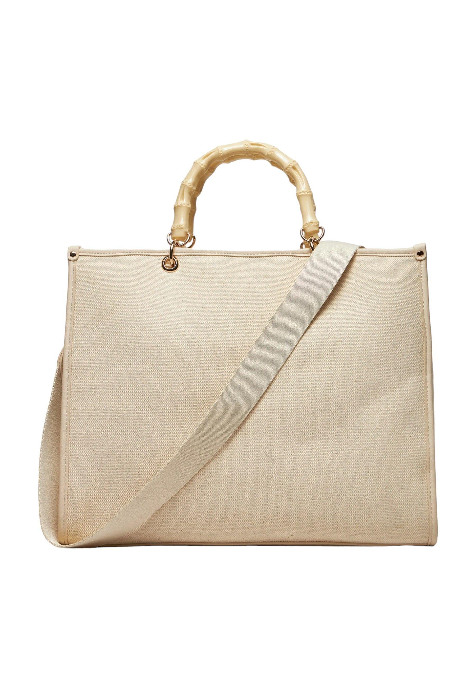 TWINSET Borsa Tote Donna Flower Parchment Beige 241TB8120 - Sandrini Calzature e Abbigliamento