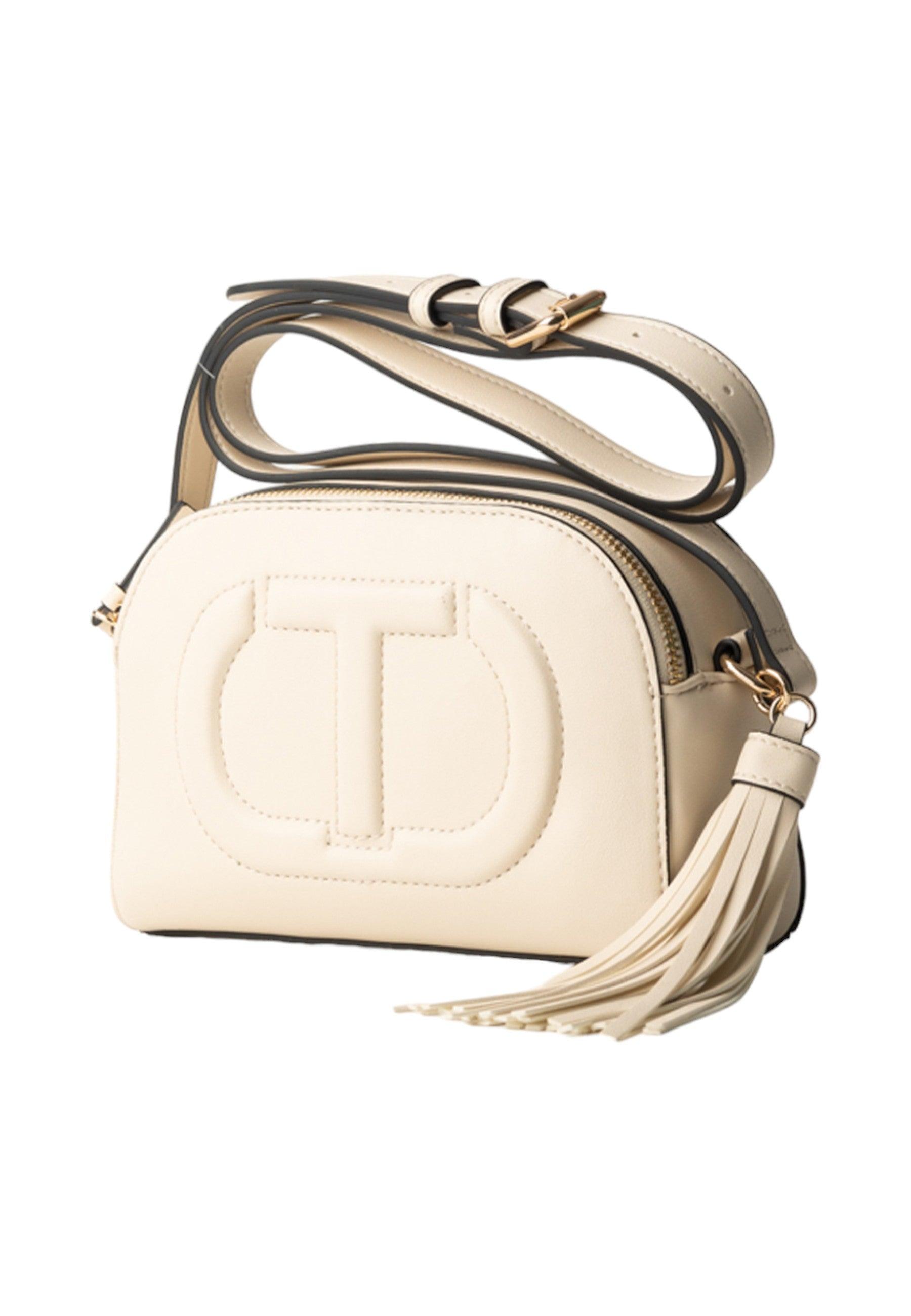 TWINSET Borsa Tracolla Donna Parchment Beige 241TB8024 - Sandrini Calzature e Abbigliamento