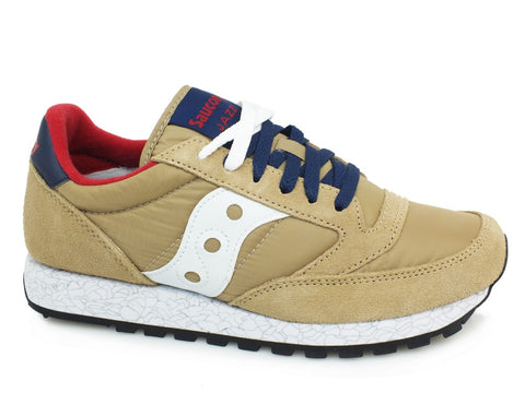 SAUCONY Jazz Original Tan Red Blue S2044-518