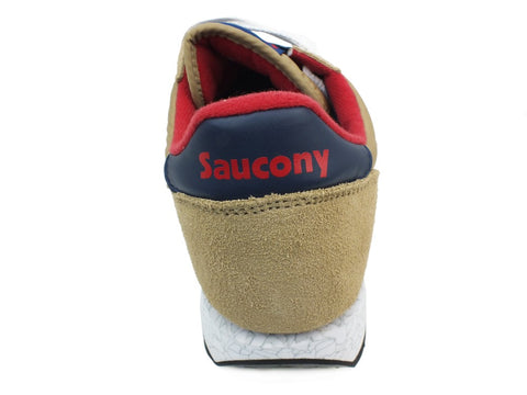 SAUCONY Jazz Original Tan Red Blue S2044-518