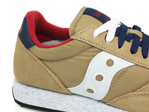 SAUCONY Jazz Original Tan Red Blue S2044-518