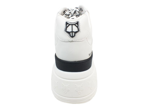 NAKED WOLFE Spooky Leather White Black NWSSPOOKY