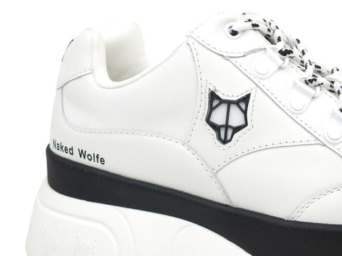 NAKED WOLFE Spooky Leather White Black NWSSPOOKY