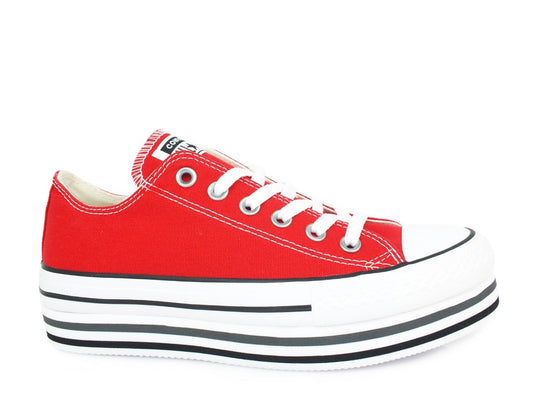 CONVERSE C.T. All Star Platform OX Red White 563972C