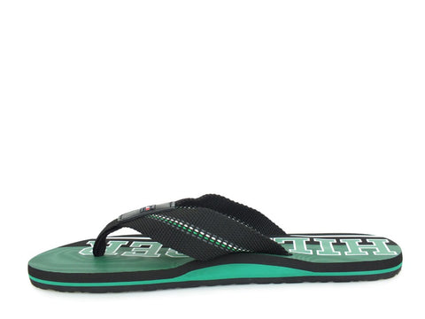 TOMMY H. Ciabatta Black Green FM0FM02087