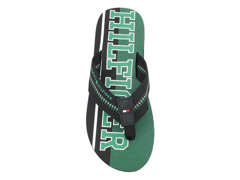 TOMMY H. Ciabatta Black Green FM0FM02087