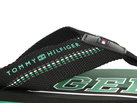 TOMMY H. Ciabatta Black Green FM0FM02087