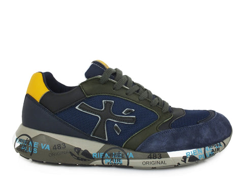 PREMIATA Zac-Zac Blu Verde Giallo ZACZAC4229