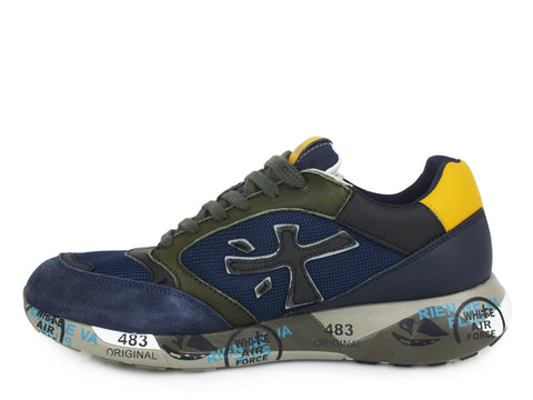 PREMIATA Zac-Zac Blu Verde Giallo ZACZAC4229
