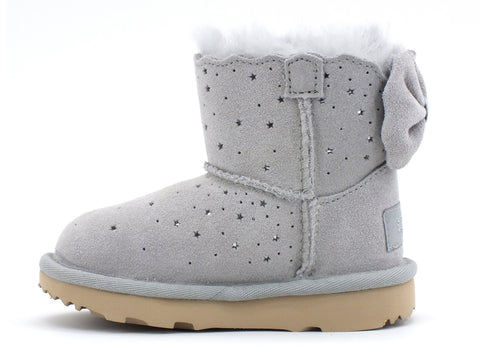 UGG Mini Bailey Bow II Starry Lite Grey Violet T1107150T